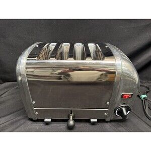 Dualit 84US 4‑Slice Classic Stainless Steel Toaster with timer 120 volt tested